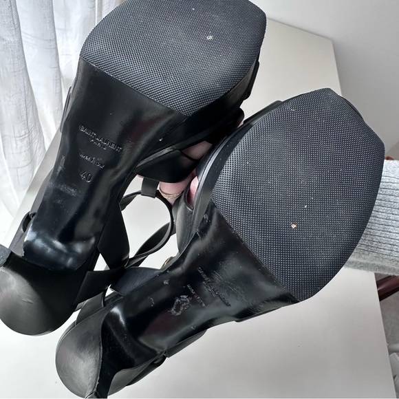 Saint Laurent Tribute Platform Sandals - Picture 2 of 7